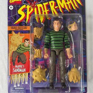 HASBRO MARVEL LEGENDS SPIDER-MAN RETRO 6" MARVEL'S SANDMAN ACTION FIGURE NIB